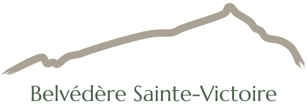 Logo Belvédère Sainte-Victoire, chambres d'hôtes contemporaines à Saint-Marc-Jaumegarde près d'Aix-en-Provence